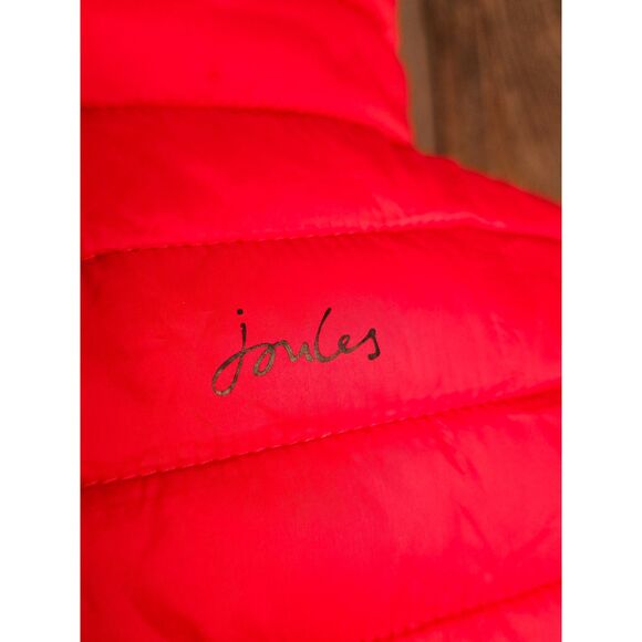 Joules Snug Water Resistant Packable Gilet Red Size 4 - Picture 15 of 15